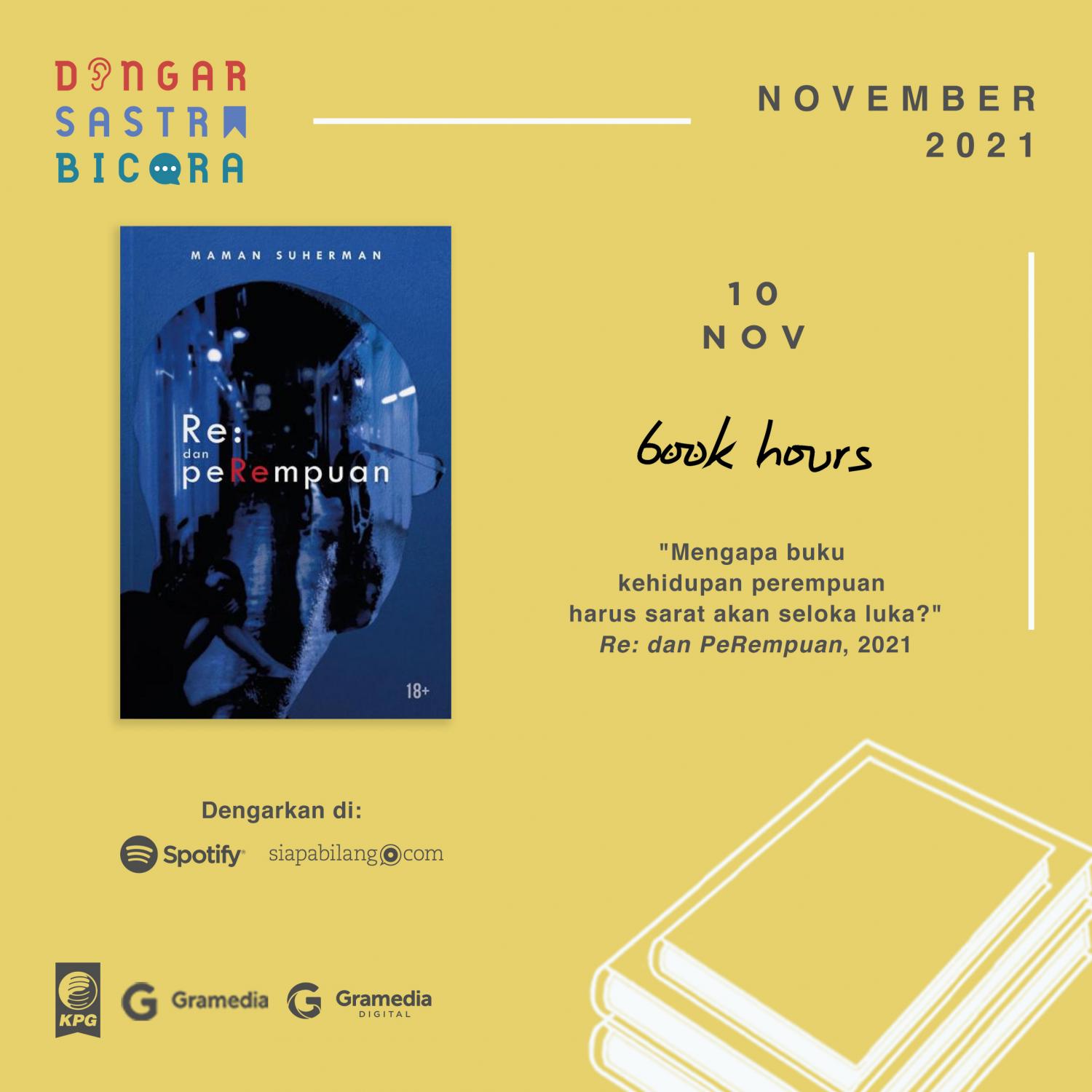 Bahas Buku Re: dan peRempuan oleh Podcast Book Hours