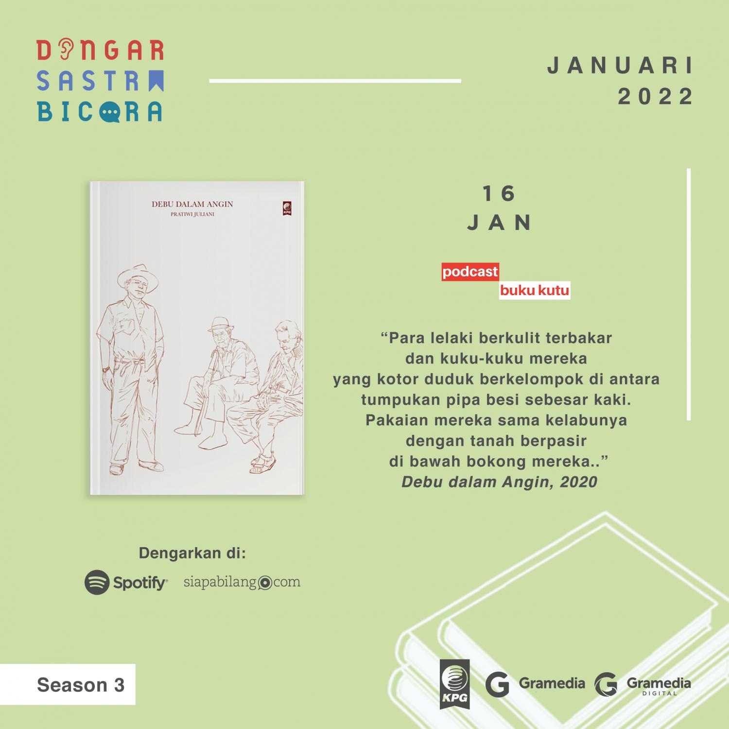 Bahas Buku Debu Dalam Angin oleh Podcast BukuKutu